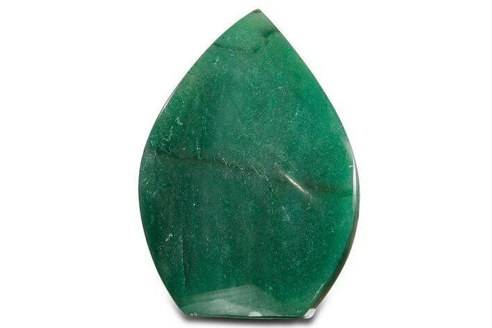 Polished Jade (Nephrite) Flame - Afghanistan #355884